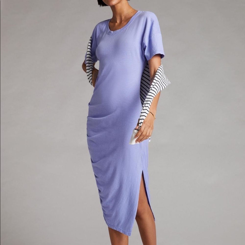 NWT Sundry Ruched MIDI dress